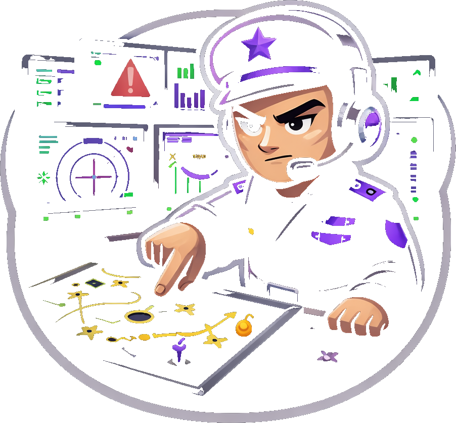 IR Commander · ZeroPhish gamification badge